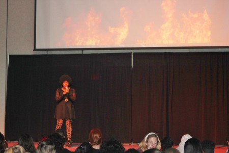 Lauren Lewis announces the theme of the 2016 International Fashion Show; Clash of the Empires.