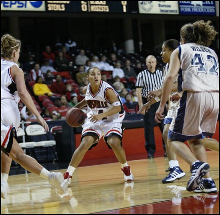 Lady Cardinals get bit by the Lady Moccasins