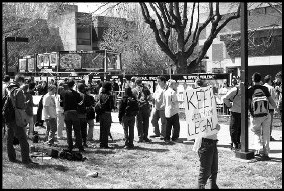 Pro-life group displays graphic images on campus