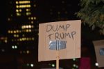 Students and citizens protest Trump