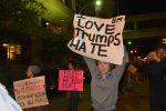 Students and citizens protest Trump