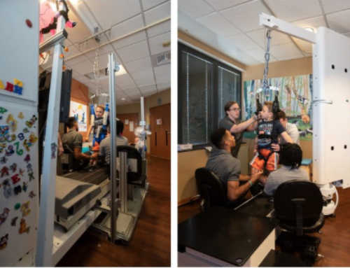 U of L Medicine engineered a treadmill to help children with spinal cord injuries
