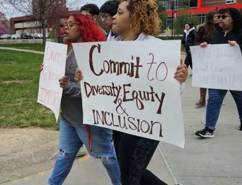 GALLERY: Students protest legislative attack on diversity, equity and inclusion