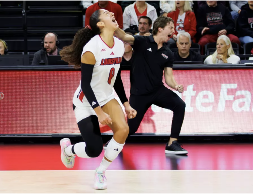 Louisville volleyball sweeps Notre Dame on the road