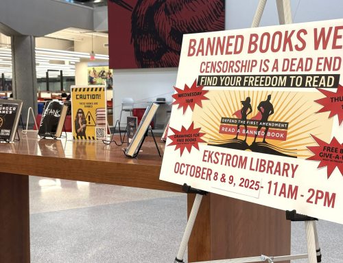 Ekstrom Library to celebrate Banned Books week