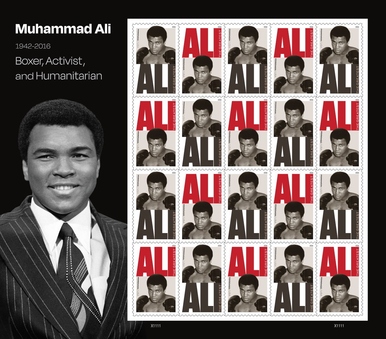 USPS Muhammad Ali Stamp