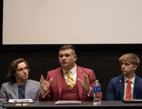 SGA Top 4 candidates showcase platforms at Campus Issues Forum