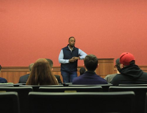 Daniel Cameron, former Kentucky attorney general and U.S. Senate candidate, talks policy at U of L 