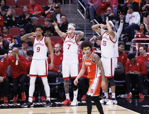 GALLERY: Louisville men’s basketball overcomes Syracuse 77-62 in final home game of the season