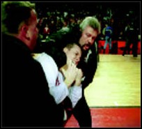 Fans Denied in attempt to rush court