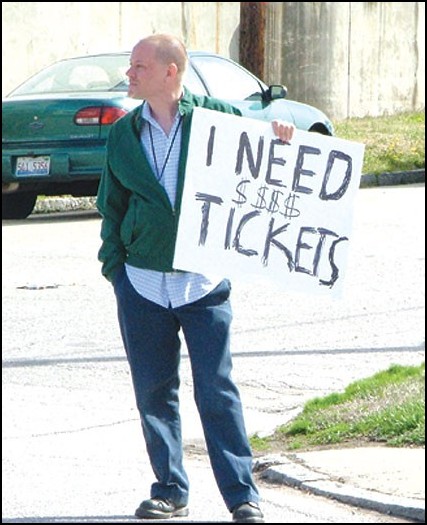 Ticket buyers, sellers invade