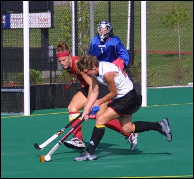 Field Hockey Cards beat the No. 16 Buckeyes 2-0